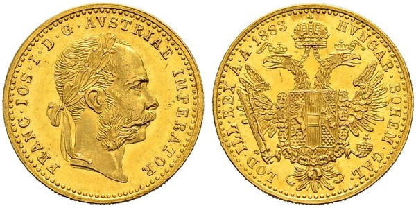 1 Дукат Габсбурзька імперія (1526-1804) Золото Франц Иосиф I (1830 - 1916)
