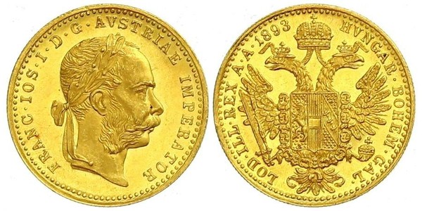 1 Дукат Габсбурзька імперія (1526-1804) Золото Франц Иосиф I (1830 - 1916)