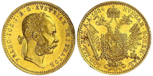 1 Дукат Габсбурзька імперія (1526-1804) Золото Франц Иосиф I (1830 - 1916)