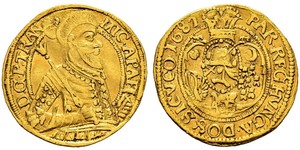 1 Дукат Княжество Трансильвания (1571-1711) Золото Михай I Апафи (1632 - 1690)