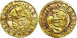 1 Дукат Князівство Трансильванія (1571-1711) Золото Gabriel Báthory (1589 – 1613)