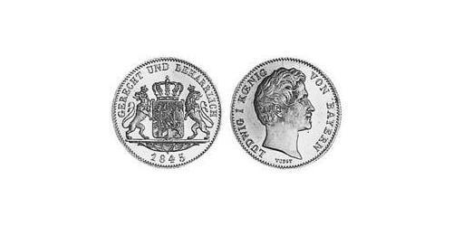 1 Дукат Королевство Бавария (1806 - 1918) Золото Людвиг I (король Баварии)(1786 – 1868)