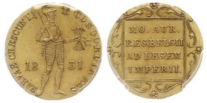 1 Дукат Королевство Нидерланды (1815 - ) Золото 