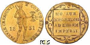 1 Дукат Королевство Нидерланды (1815 - ) Золото 