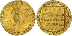 1 Дукат Королевство Нидерланды (1815 - ) Золото 