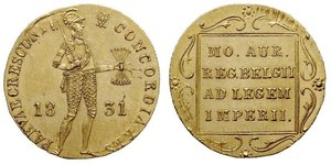 1 Дукат Королевство Нидерланды (1815 - ) Золото 