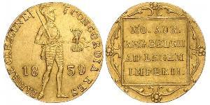 1 Дукат Королевство Нидерланды (1815 - ) Золото 