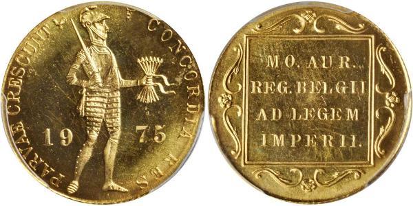 1 Дукат Королевство Нидерланды (1815 - ) Золото 