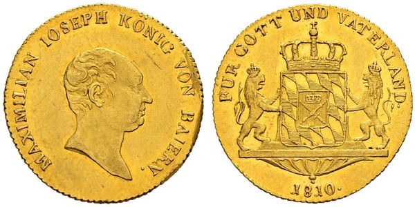 1 Дукат Королівство Баварія (1806 - 1918) Золото 