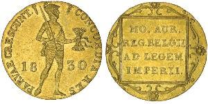 1 Дукат Королівство Нідерланди (1815 - ) Золото 