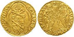 1 Дукат Папская область (752-1870) Золото Павел II (1417-1471)