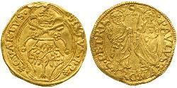1 Дукат Папская область (752-1870) Золото Сикст IV (1414-1484)