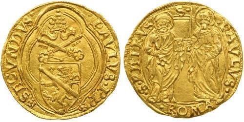 1 Дукат Папская область (752-1870) Золото Павел II (1417-1471)