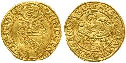 1 Дукат Папська держава (752-1870) Золото Іннокентій VIII (1432 -1492)
