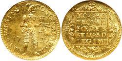 1 Дукат Республика Соединённых провинций (1581 - 1795) Золото 