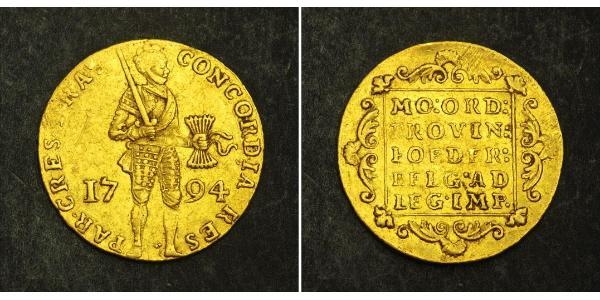 1 Дукат Республика Соединённых провинций (1581 - 1795) Золото 