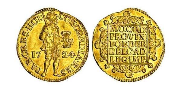 1 Дукат Республика Соединённых провинций (1581 - 1795) Золото 
