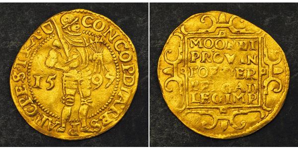 1 Дукат Республика Соединённых провинций (1581 - 1795) Золото 