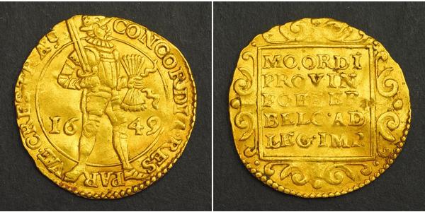 1 Дукат Республика Соединённых провинций (1581 - 1795) Золото 