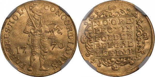 1 Дукат Республика Соединённых провинций (1581 - 1795) Золото 