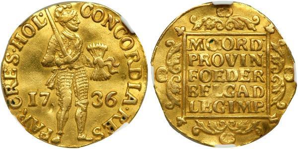 1 Дукат Республика Соединённых провинций (1581 - 1795) Золото 