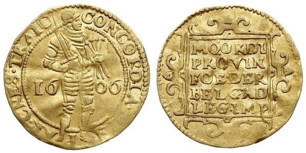 1 Дукат Республика Соединённых провинций (1581 - 1795) Золото 