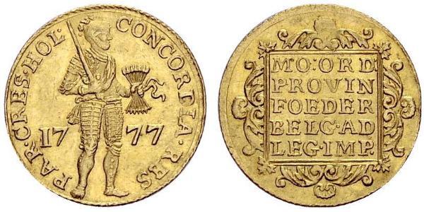 1 Дукат Республика Соединённых провинций (1581 - 1795) Золото 