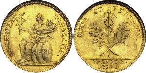 1 Дукат Російська імперія (1720-1917) Золото Катерина II (1729-1796)