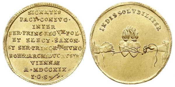 1 Дукат Річ Посполита (1569-1795) Золото August ll Mocny