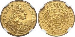 1 Дукат Священная Римская империя (962-1806) Золото Карл VI император Св. Римской империи (1685-1740)