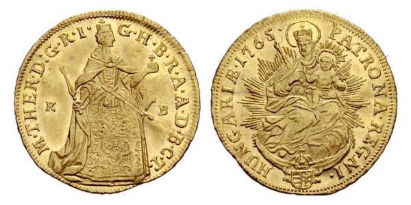 1 Дукат Угорщина Золото Maria Theresa of Austria (1717 - 1780)