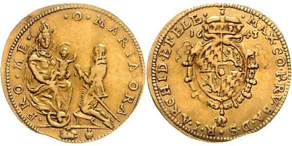 1 Дукат Федеральные земли Германии Золото Maximilian I, Holy Roman Emperor (1459 - 1519)