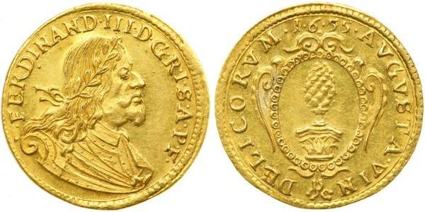 1 Дукат Федеральні землі Німеччини Золото Ferdinand III, Holy Roman Emperor (1608-1657)