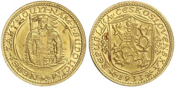 1 Дукат Чехословакія (1918-1992) Золото 