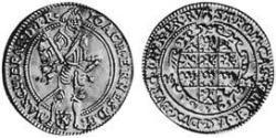 1 Дукат Ансбах (княжество) (1398–1792) Медь Joachim Ernst, Margrave of Brandenburg-Ansbach (1583 – 1625)