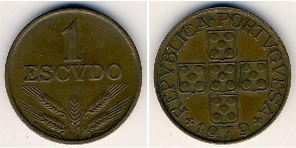 1 Ескудо Portuguese Republic - Ditadura Nacional (1926 - 1933) Бронза 