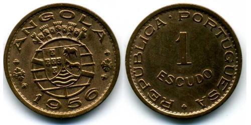 1 Ескудо  Portuguese Angola (1575-1975) / Португалія Бронза 