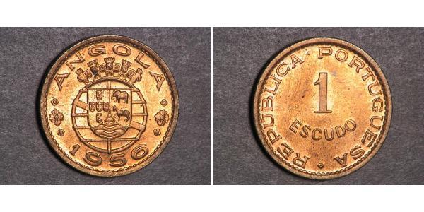 1 Ескудо  Portuguese Angola (1575-1975) / Португалія Бронза 
