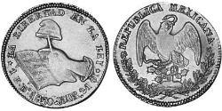 1 Ескудо Second Federal Republic of Mexico (1846 - 1863) Золото 