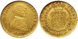 1 Ескудо Перу Золото Фердинанд VII король Іспанії (1784-1833)