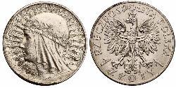 1 Злотый Польская Республика (1918 - 1939) Серебро 
