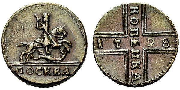 1 Копейка Российская империя (1720-1917) Медь 