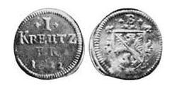 1 Крейцер Prince-Bishopric of Bamberg (1245–1802) Медь 