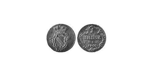 1 Крейцер Баден-Дурлах (1535 - 1771) Медь 