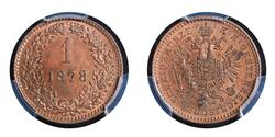 1 Крейцер Австрійська імперія (1804-1867) Мідь 