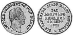 1 Крейцер Велике герцогство Баден (1806-1918) Мідь Frederick I, Grand Duke of Baden (1826 - 1907)