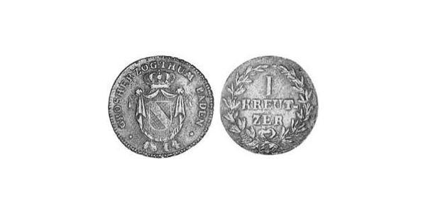 1 Крейцер Велике герцогство Баден (1806-1918) Мідь 