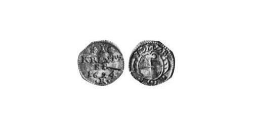1 Крейцер Ансбах (княжество) (1398–1792) Серебро Joachim Ernst, Margrave of Brandenburg-Ansbach (1583 – 1625)