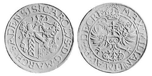 1 Крейцер Баден (маркграфство) (1112 - 1803) Срібло 