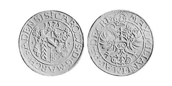 1 Крейцер Баден (маркграфство) (1112 - 1803) Срібло 